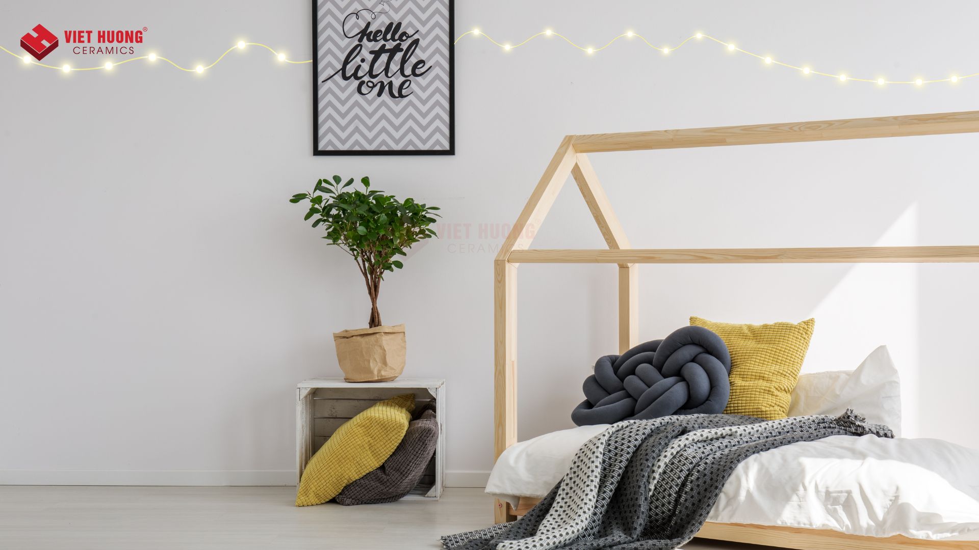 Xu hướng Decor phòng ngủ của Gen Z - Tư vấn gạch ốp lát 14 den led day neon anh sang vang to diem cho can phong