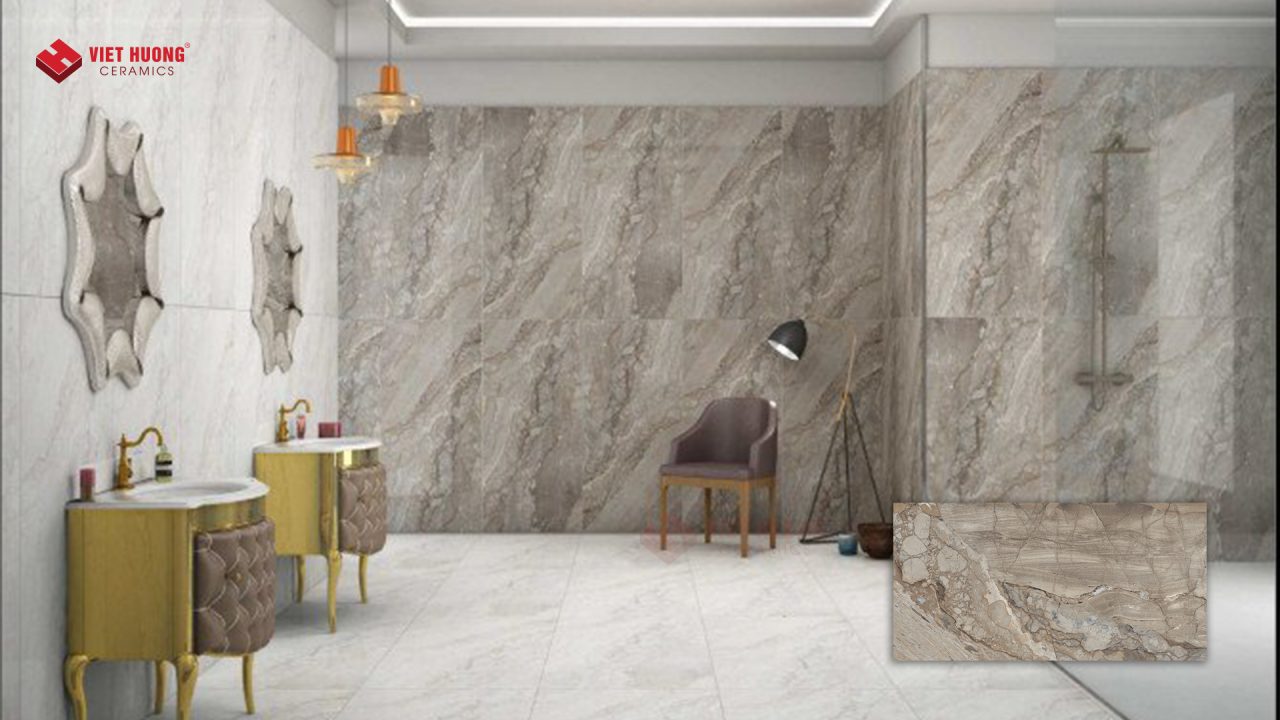 Gạch ốp tường khổ lớn 60x120 - 612GRNA