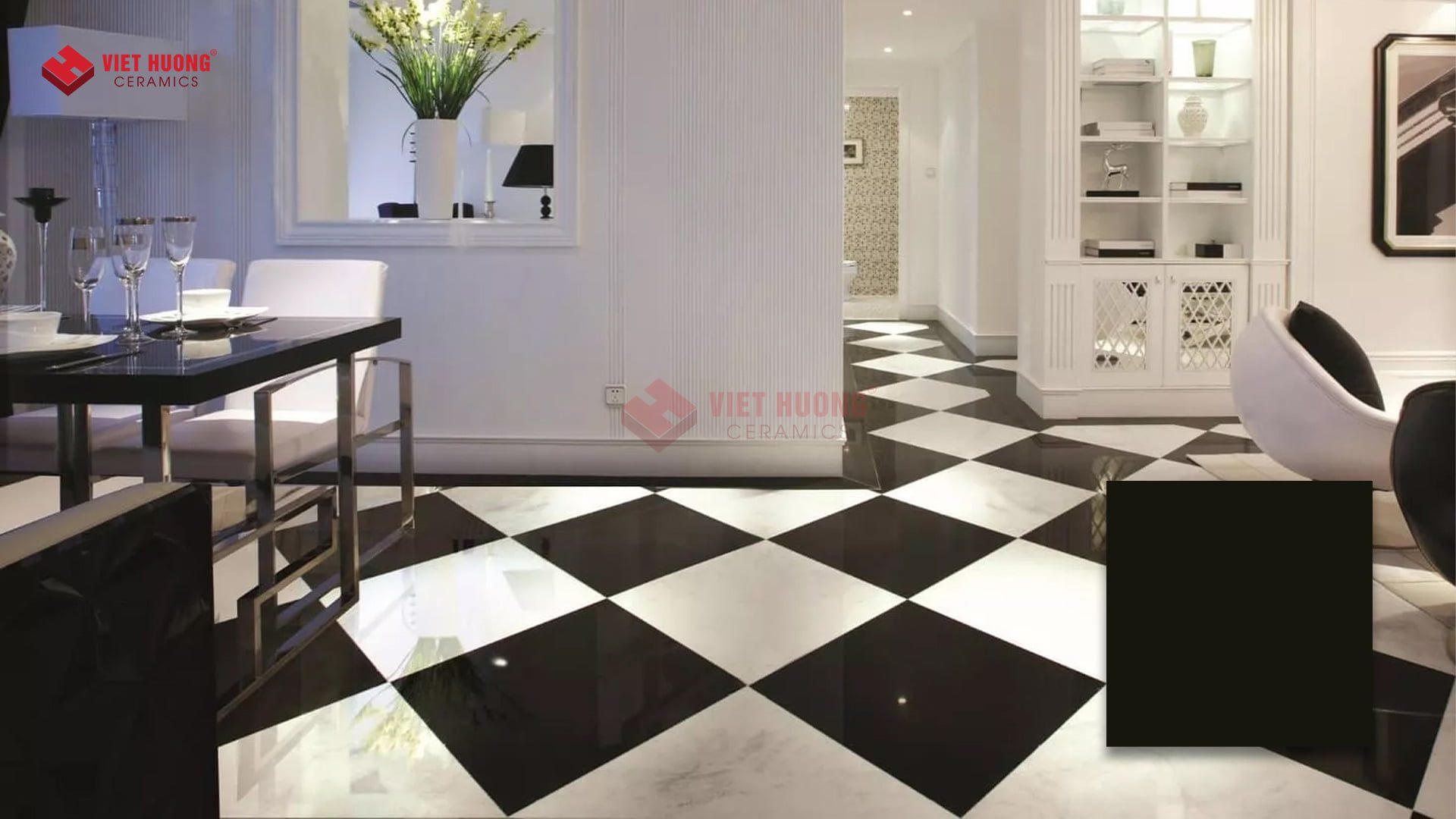 Cách lát gạch trên nền gạch cũ: Hướng dẫn chi tiết từ A đến Z Gạch lát nền phòng khách đẹp - 120T-5034