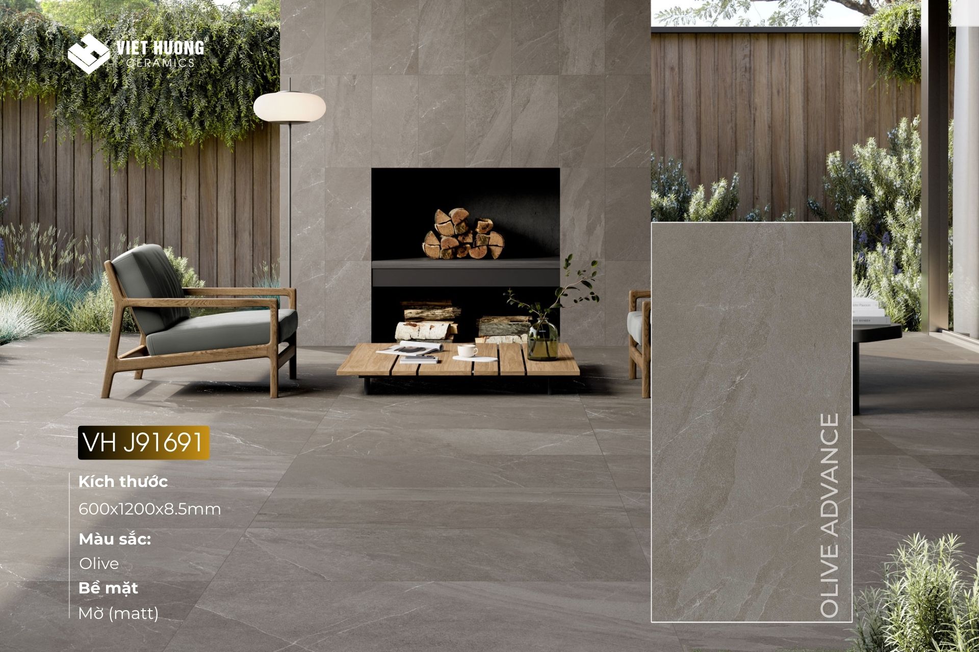 VH J91691 - Olive Advance: Sắc màu Olive độc đáo, tạo điểm nhấn tự nhiên và sang trọng.
