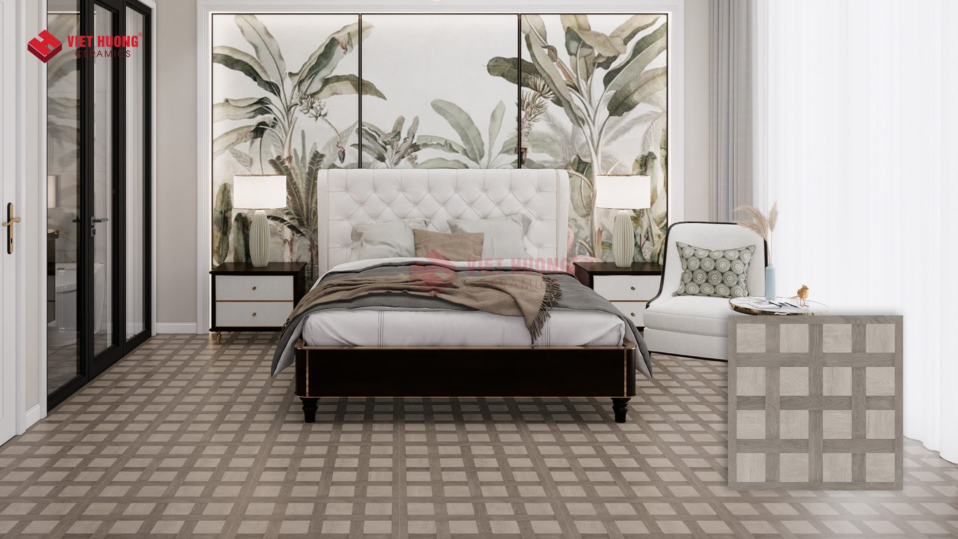 Xu hướng Decor phòng ngủ của Gen Z - Tư vấn gạch ốp lát Đèn led ánh sáng tím đang được gen Z yêu thích