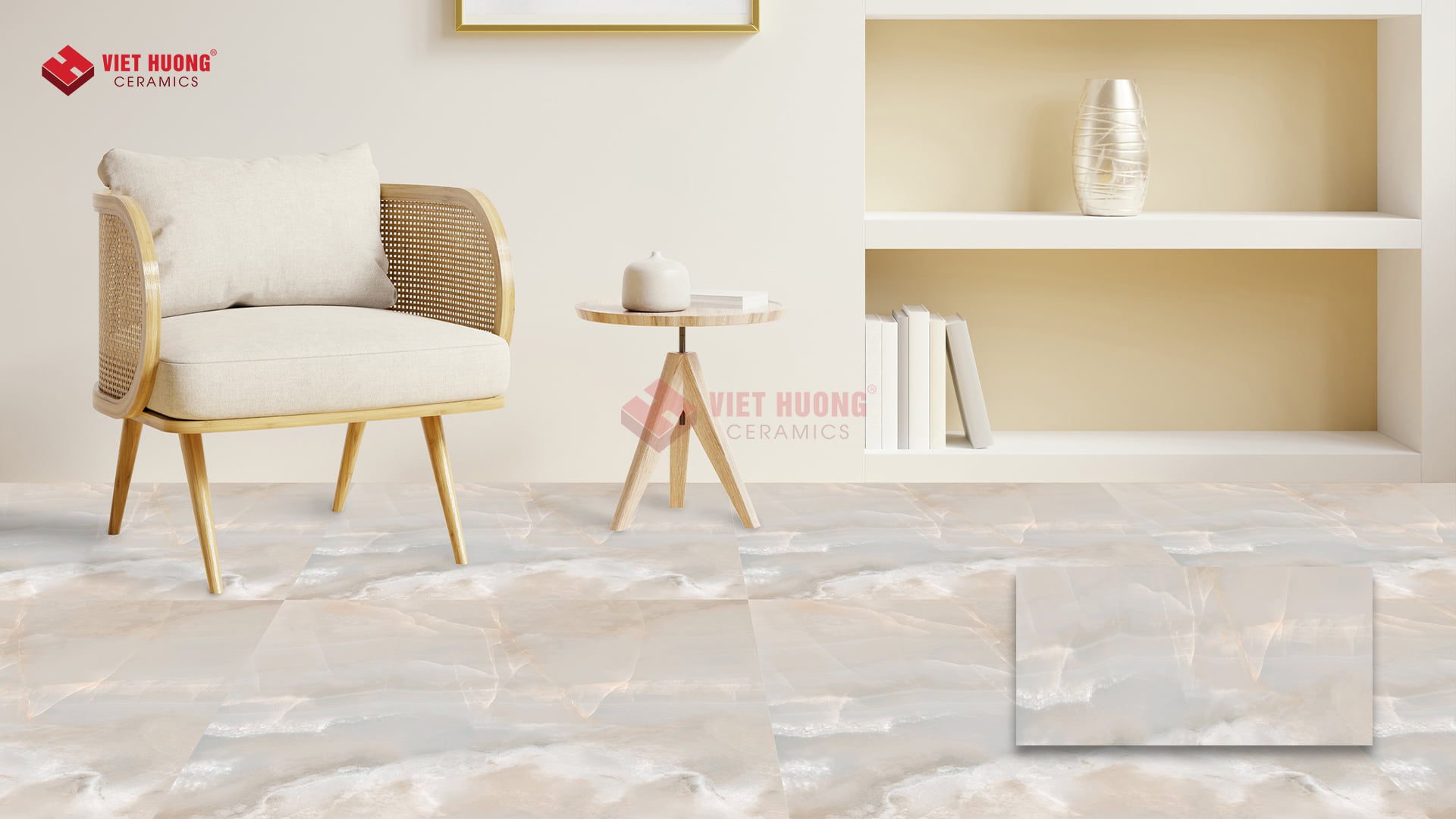 Top 30+ mẫu gạch ốp lát Tây Ban Nha nhập khẩu cao cấp Gạch vân đá Tây Ban Nha lát nền - Kristalus Cream