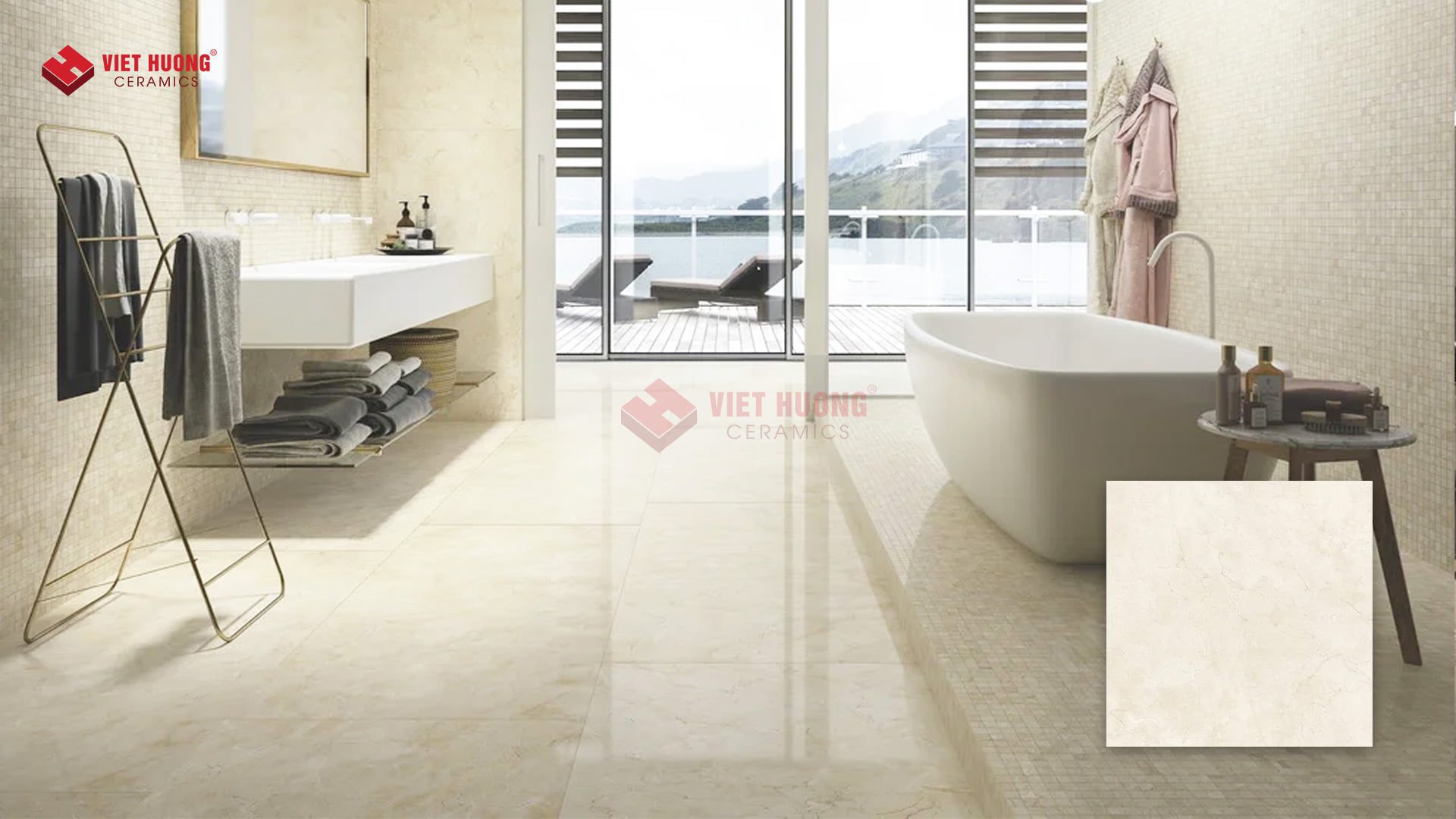 Top 30+ mẫu gạch ốp lát Tây Ban Nha nhập khẩu cao cấp Gạch lát nền phòng vệ sinh Tây Ban Nha - Marfil