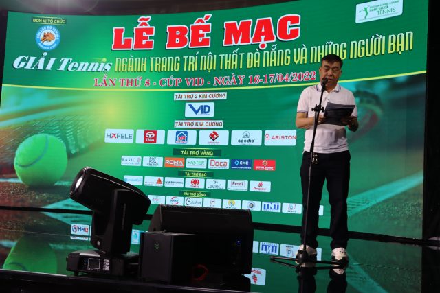 Việt Hương Ceramics vinh danh lễ bế mạc giải tennis ngành trang trí nội thất Đà Nẵng lần thứ 8